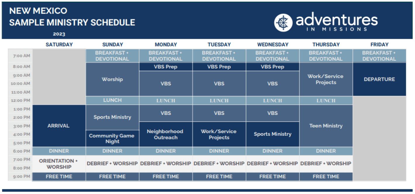 Alaska Schedule