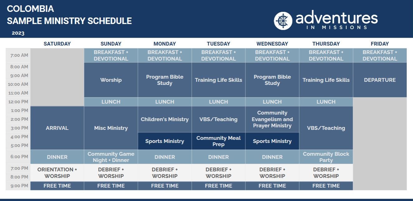Alaska Schedule