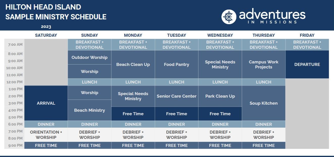 Alaska Schedule