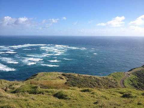 Tasman Sea meets the Pacific Ocean